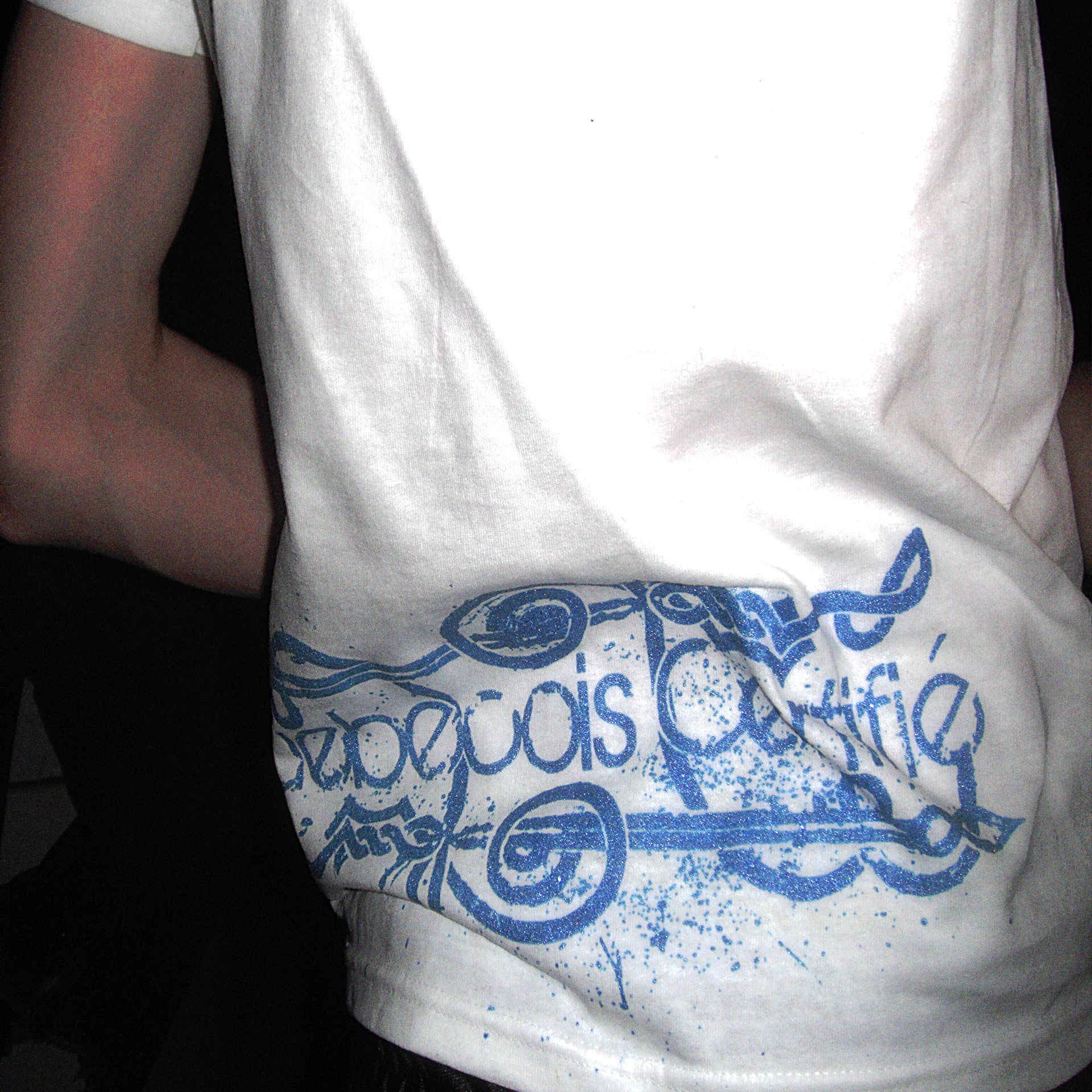 T-shirt Blanc « Québécois Certfié »