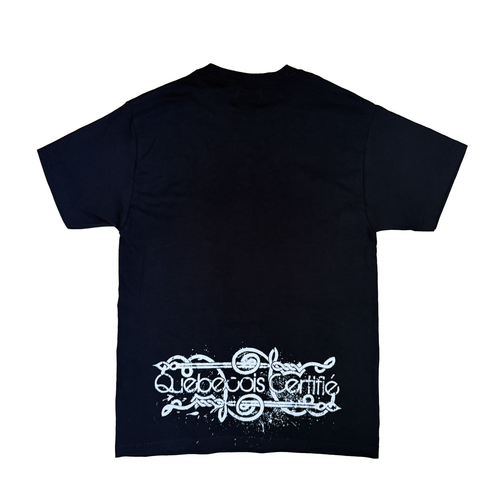 T-shirt « Québécois Certfié » Noir